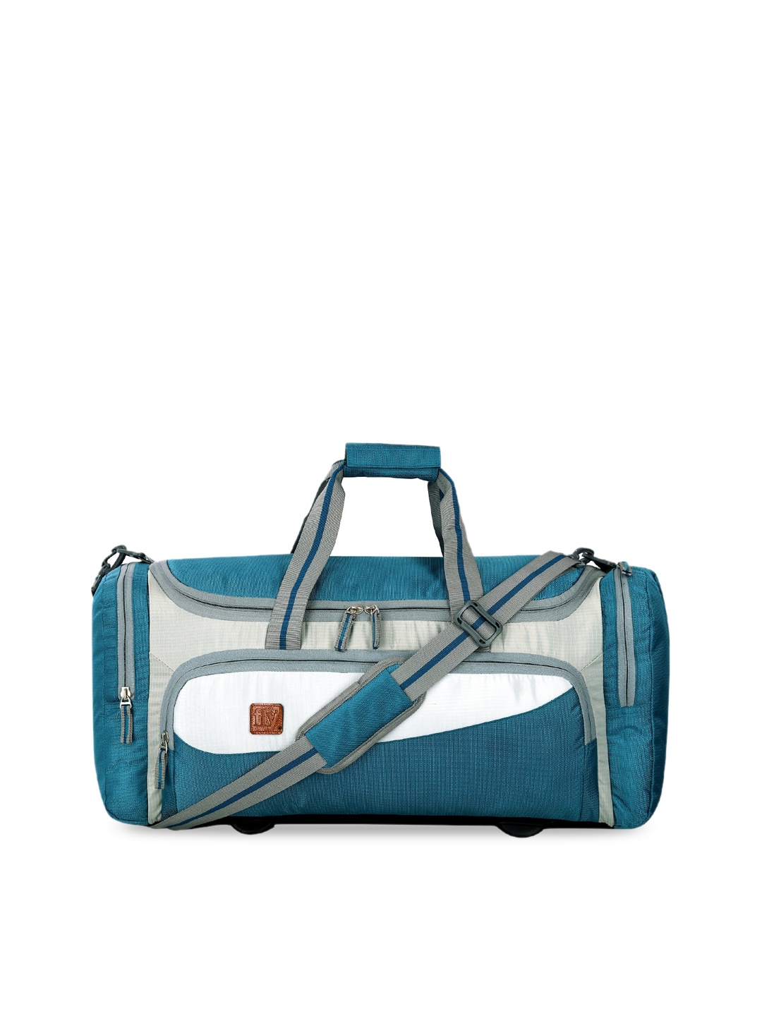 

Fly Fashion Blue Colorblocked Duffel Bag