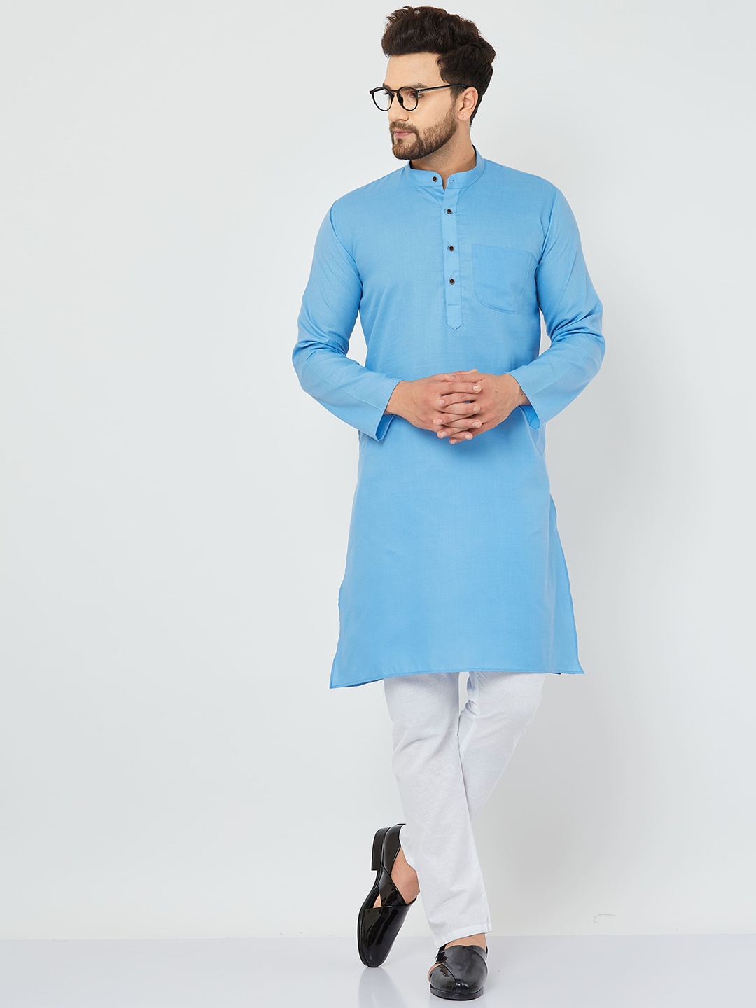 

Armaan Ethnic Men Blue Kurta