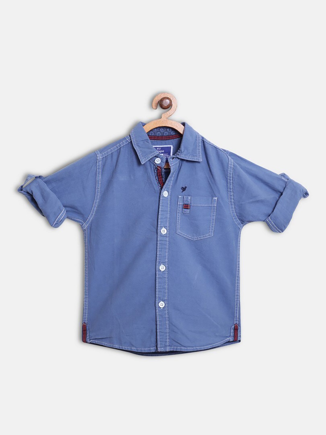 

612League Boys Blue Classic Casual Shirt