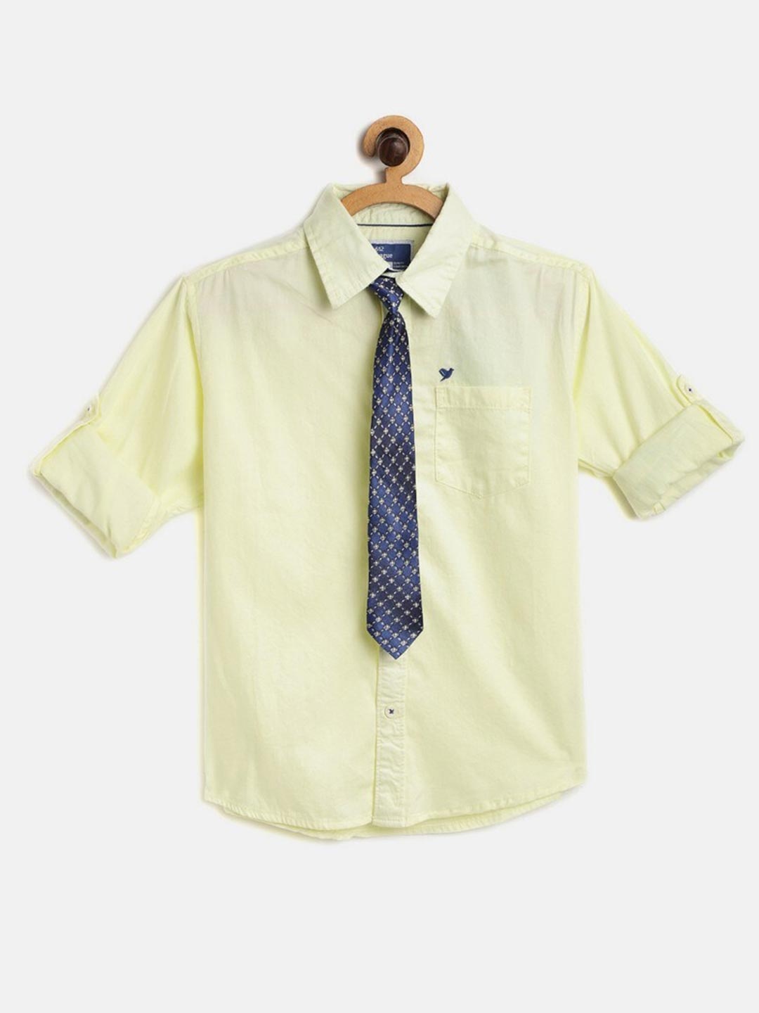 

612League Boys Yellow Classic Casual Shirt