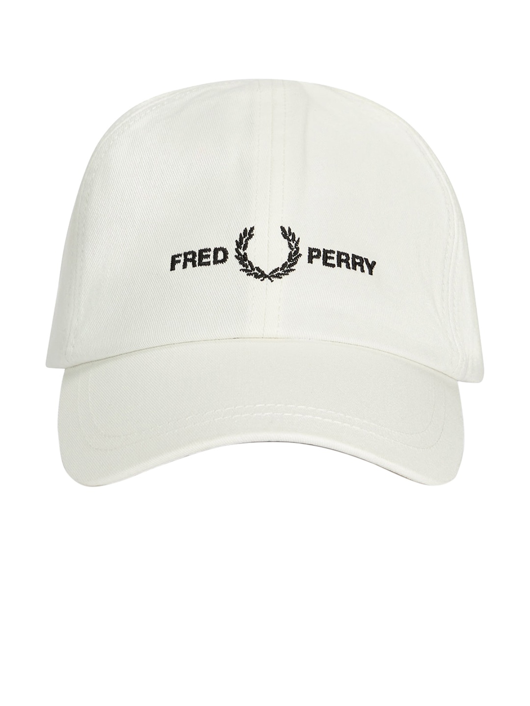

Fred Perry Men White Embroidered Baseball Cap