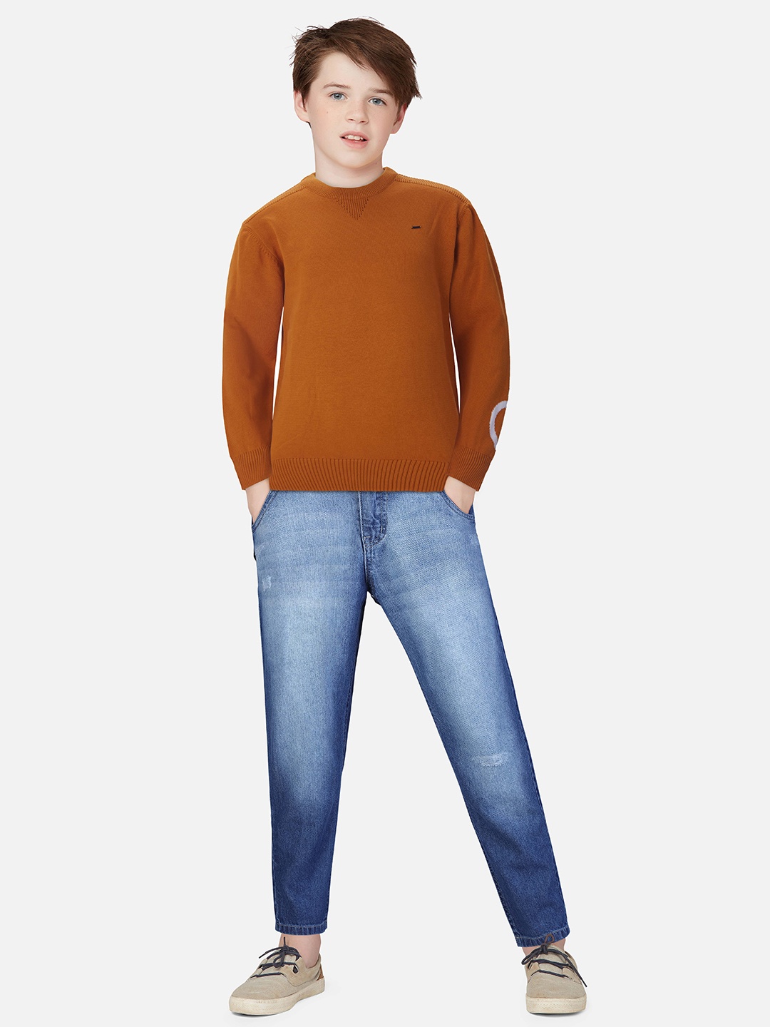 

Gini and Jony Boys Mustard Pullover
