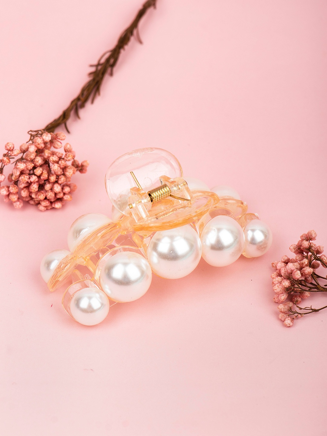 

Arendelle Pearl Hair Claw Clip For Girls, White