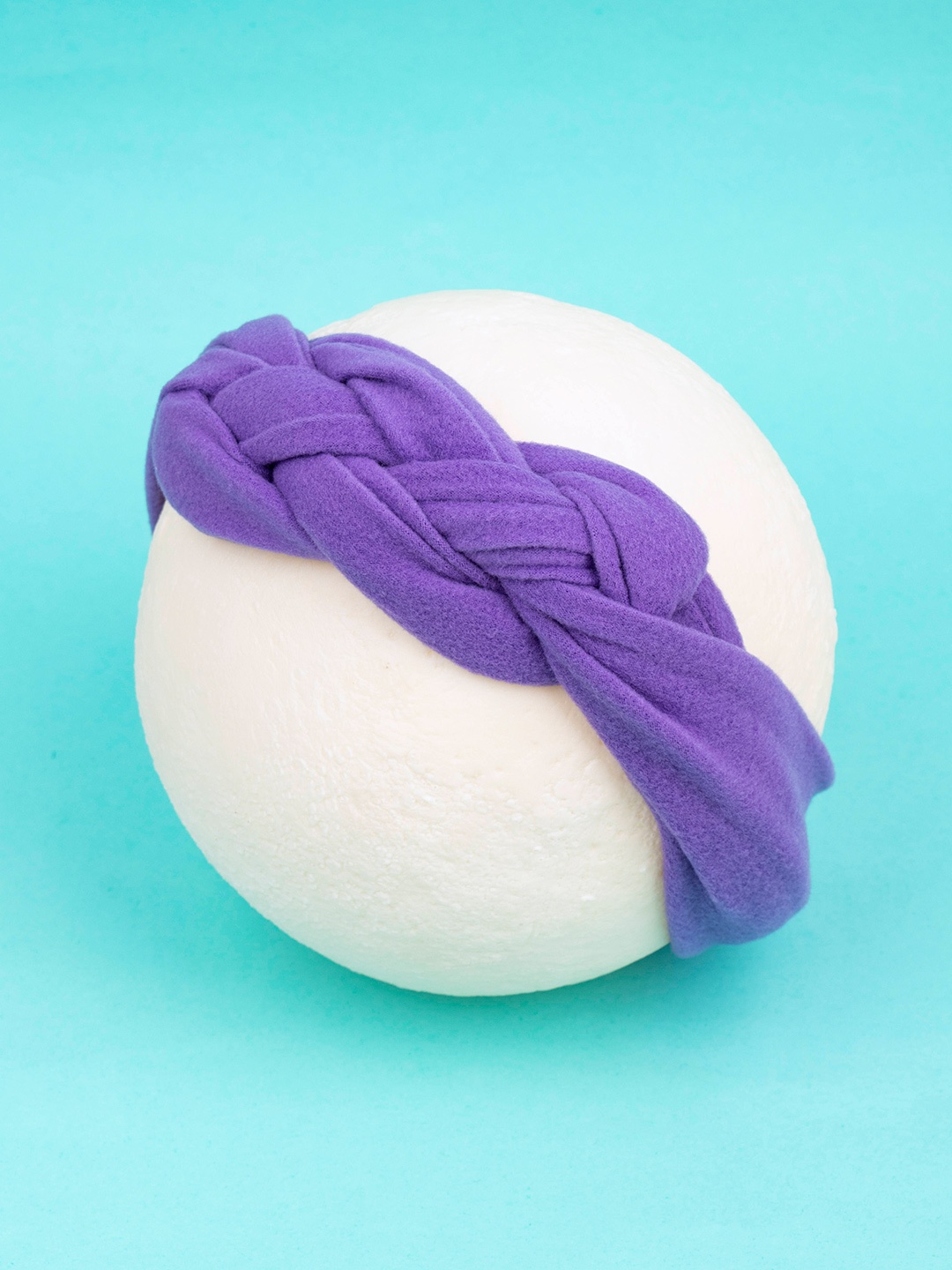 

Arendelle Girls Purple Solid Cotton Hairband