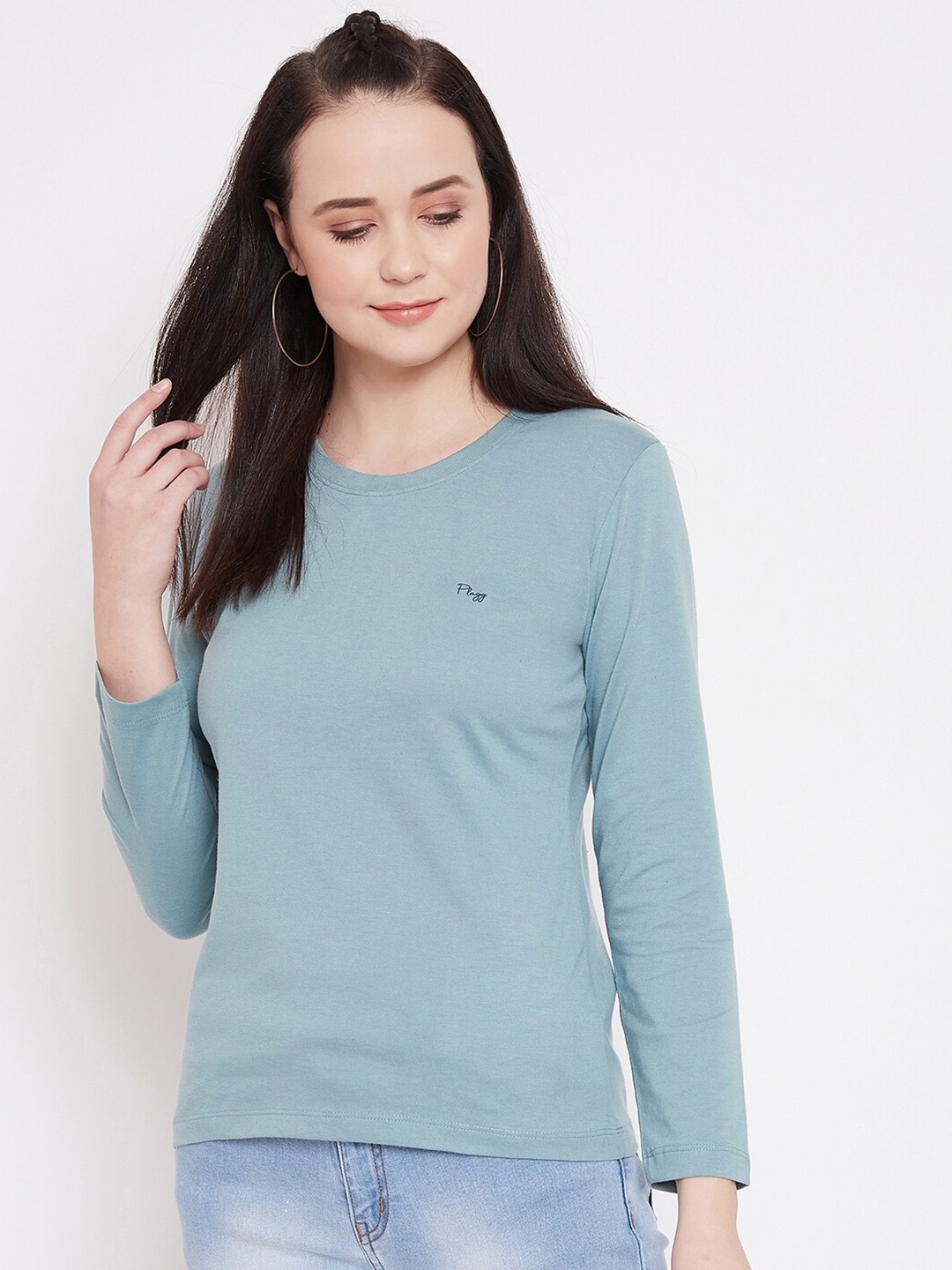 

Plagg Women Sea Green T-shirt