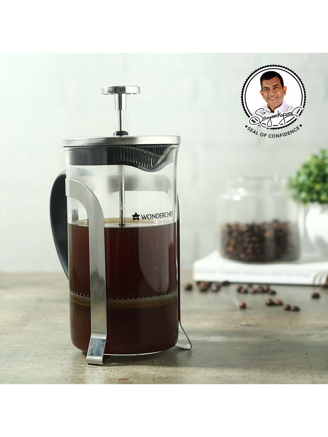 

Wonderchef Transparent French Press Coffee Maker