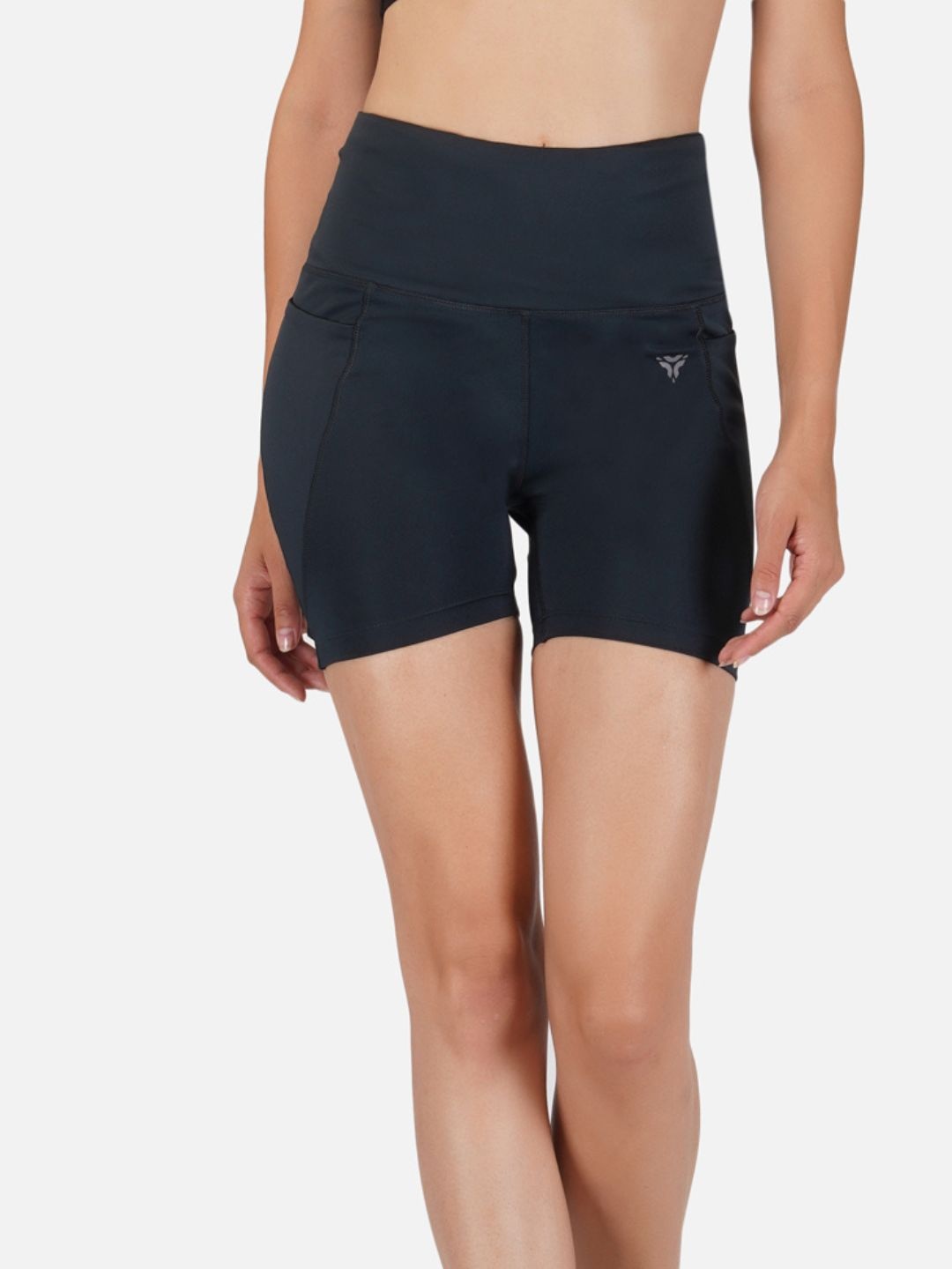 

deb Women Slim Fit Squat Proof Soft Moisture Wicking Shorts, Blue