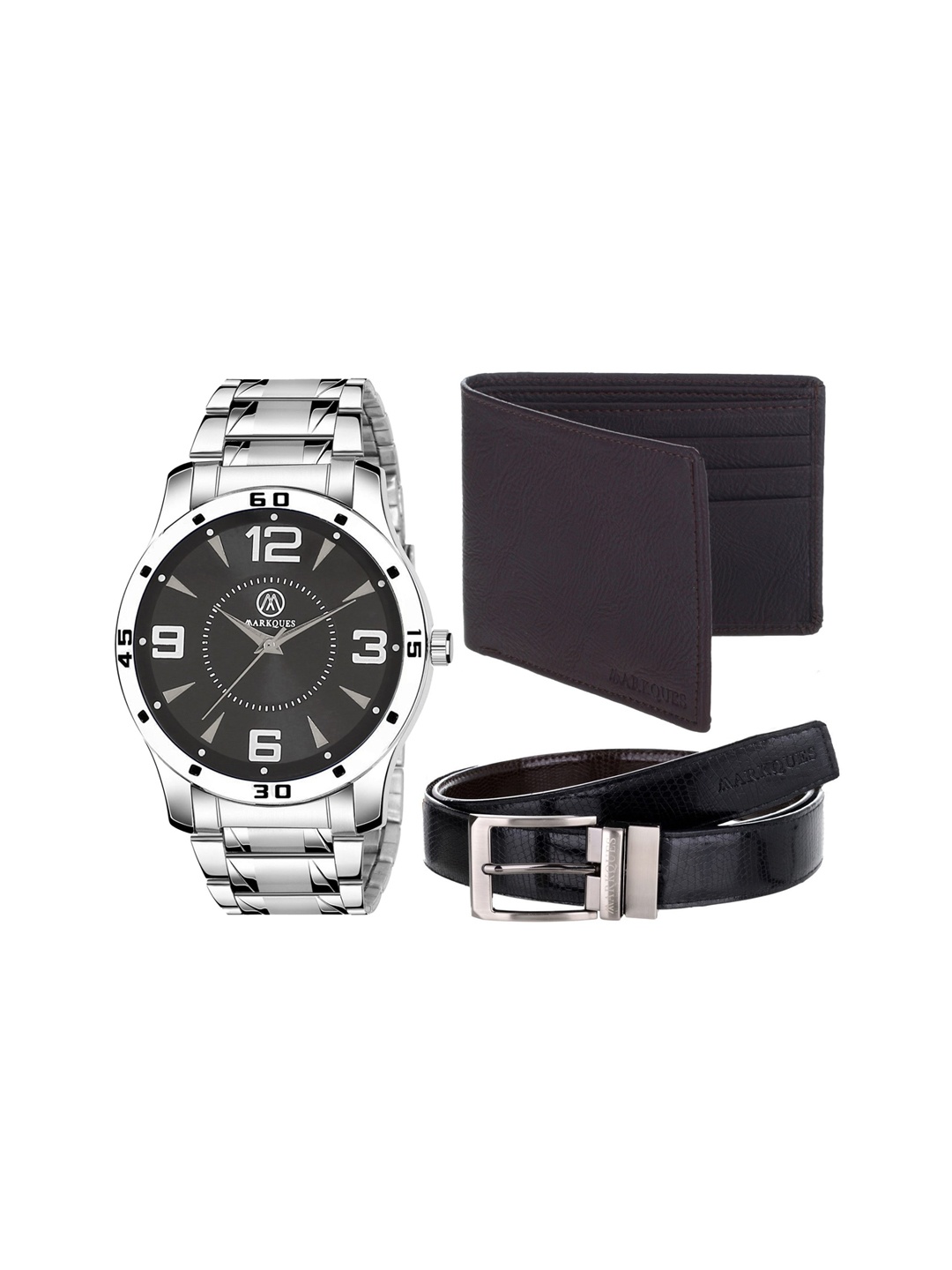

MARKQUES Men Black 3 in 1 Combo Accessory Gift Set