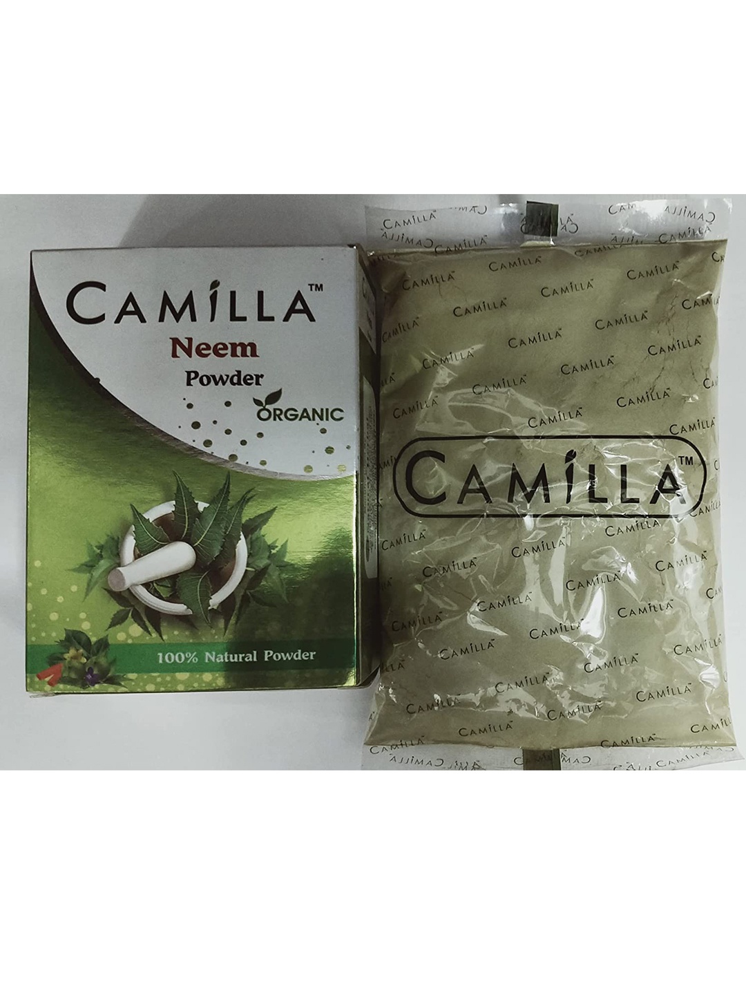 

CAMILLA 100% Pure & Natural Neem Face Pack - 100 g, Sea green