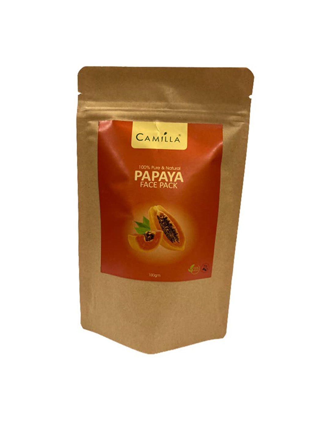 

CAMILLA Set of 2 Papaya Facepack 200g, Yellow