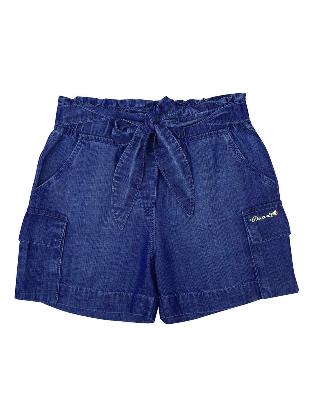 

Tiny Girl Girls Blue Slim Fit Cargo Shorts
