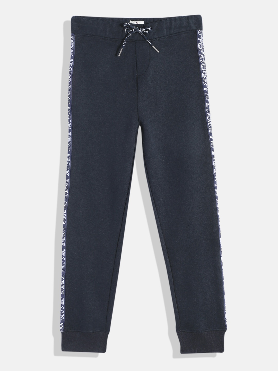 

Pepe Jeans Boys Straight Fit Joggers with Side Tape, Navy blue