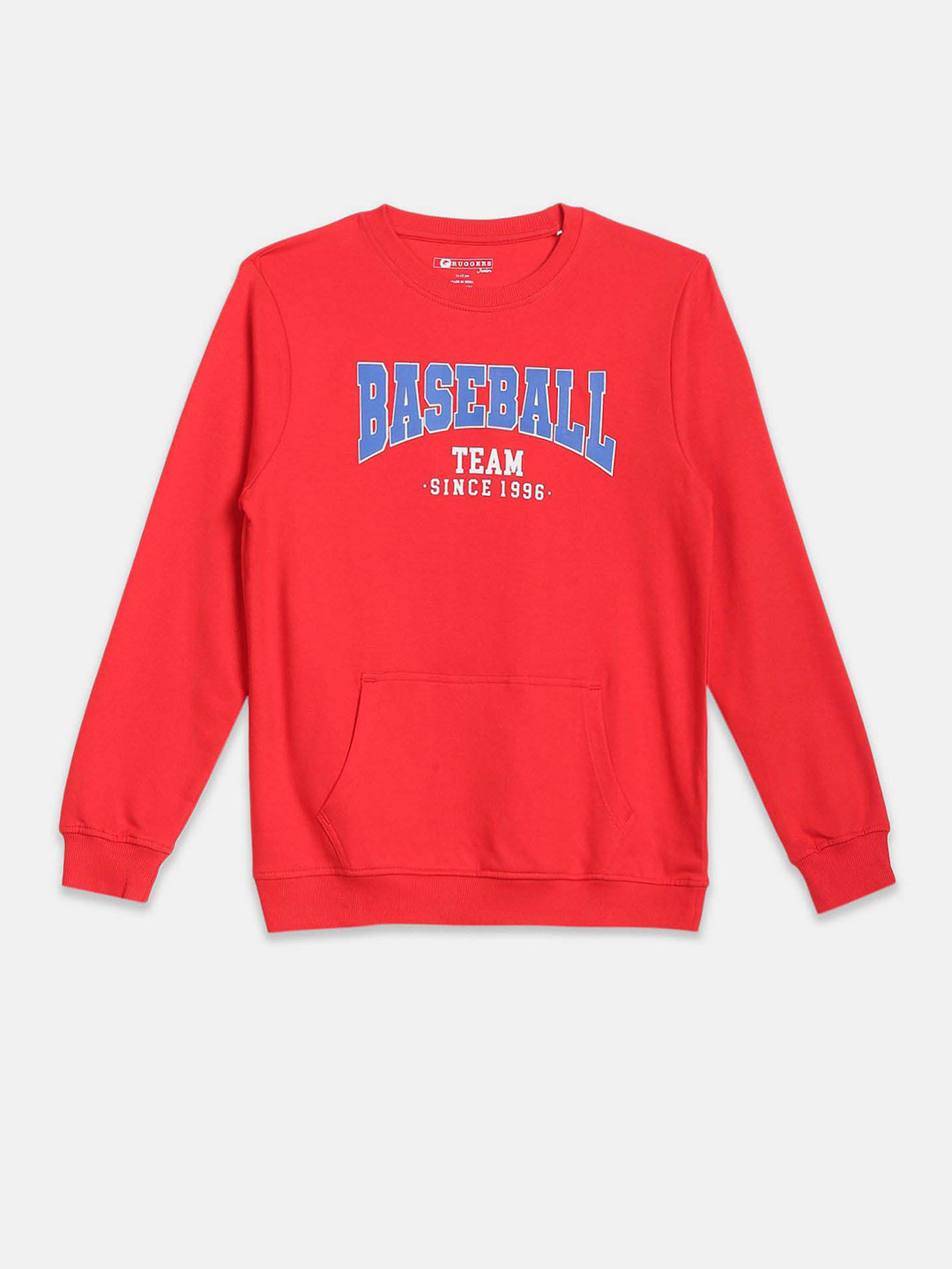 

Ruggers Junior Boys Printed Cotton Sweatshirt, Red