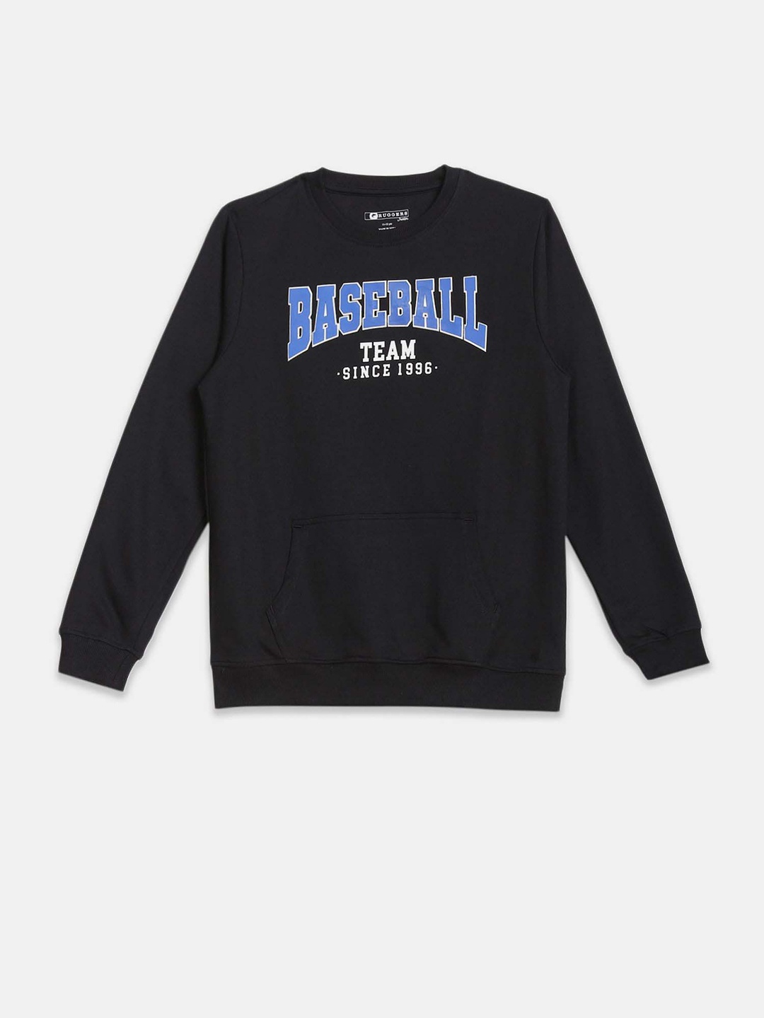 

Ruggers Junior Boys Printed Cotton Sweatshirt, Black