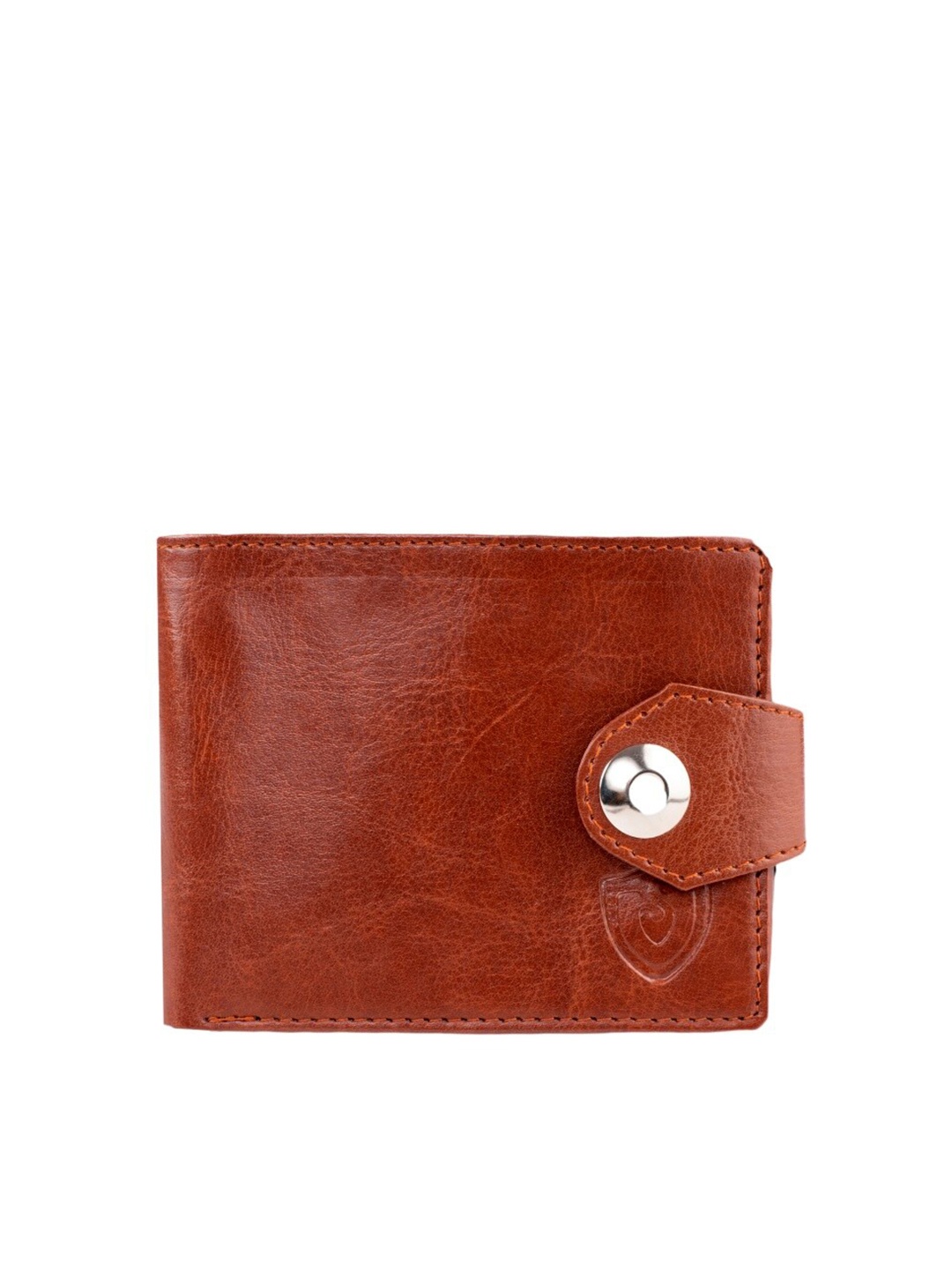 

Keviv Men Tan Leather Two Fold Wallet