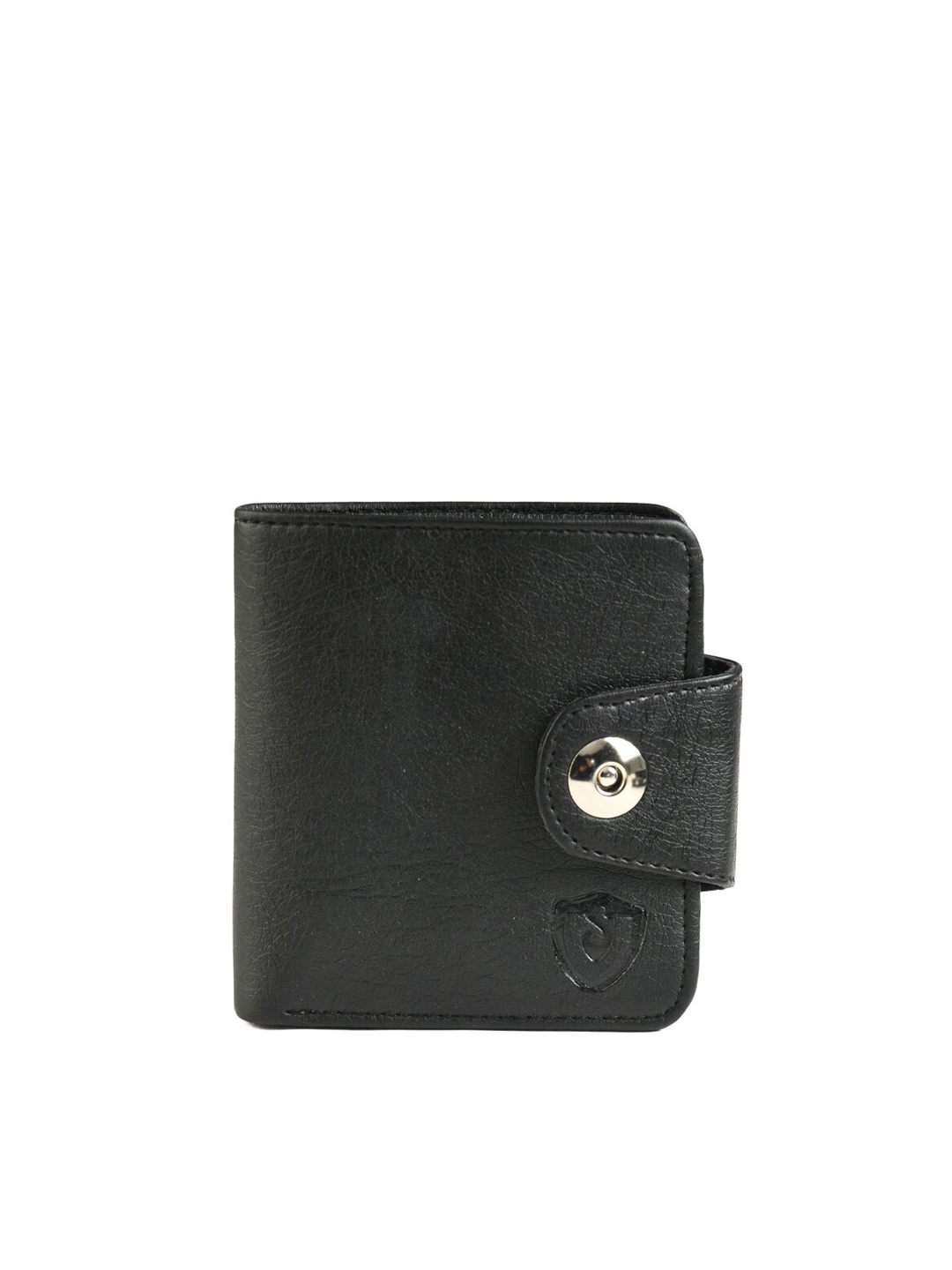 

Keviv Men Black Leather Two Fold Wallet