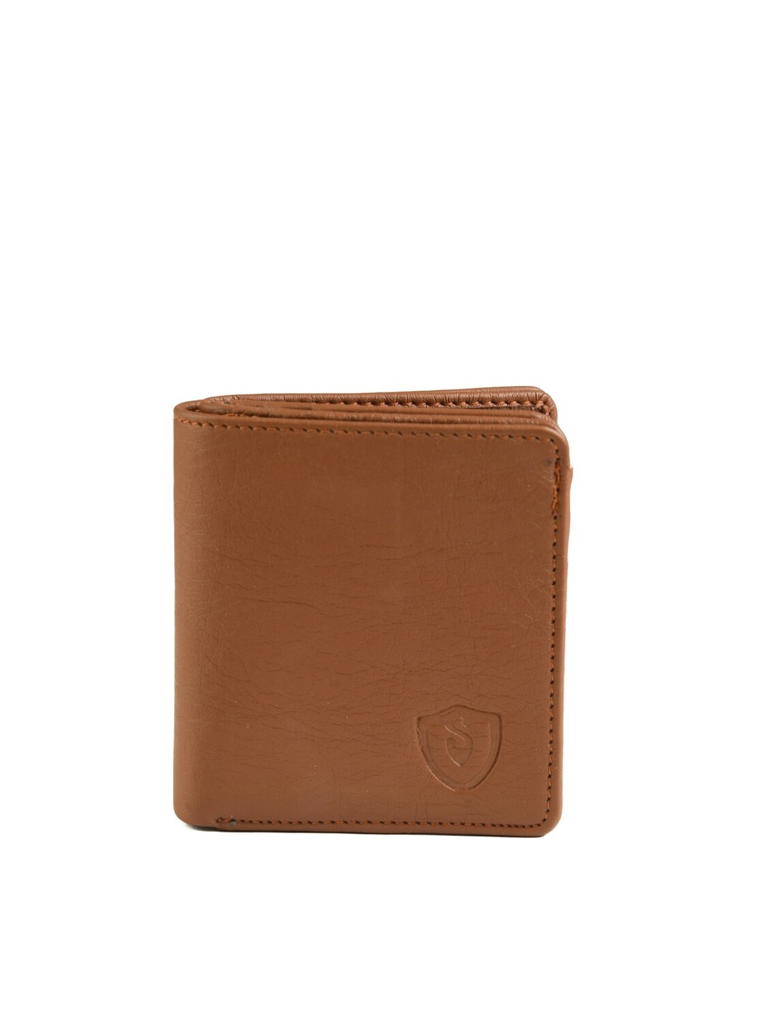 

Keviv Men Tan Leather Two Fold Wallet