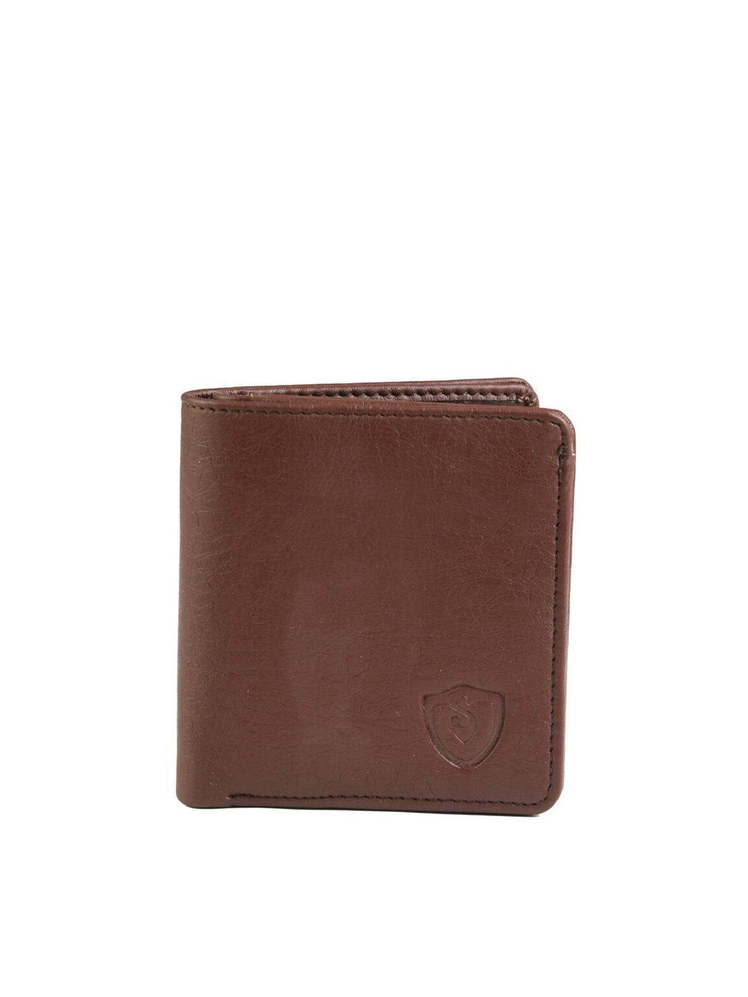 

Keviv Men Brown Leather Two Fold Wallet