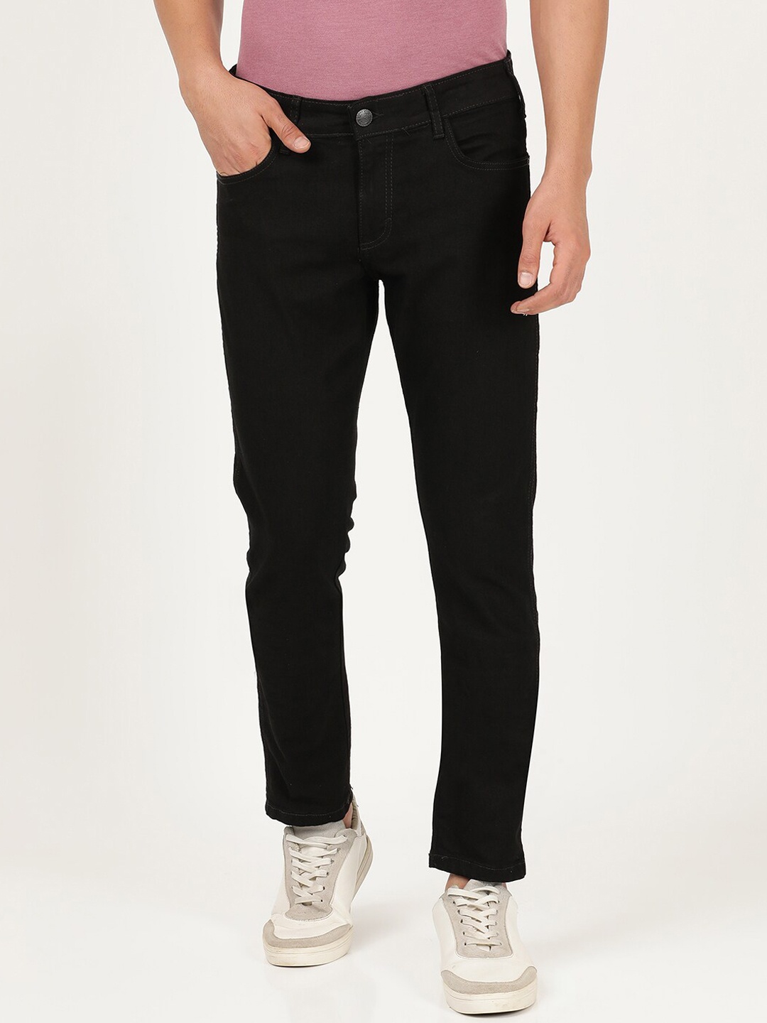 

Wrangler Men Black Skanders Skinny Fit Stretchable Jeans