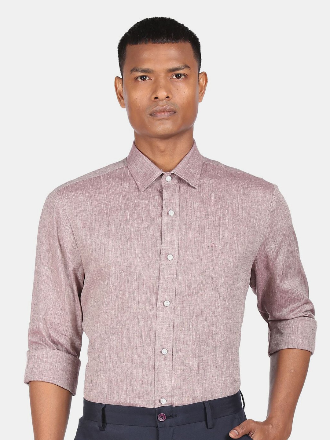 

Arrow Men Mauve Regular Fit Formal Shirt