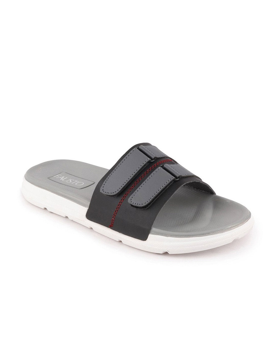 

FAUSTO Men Black & White Sliders