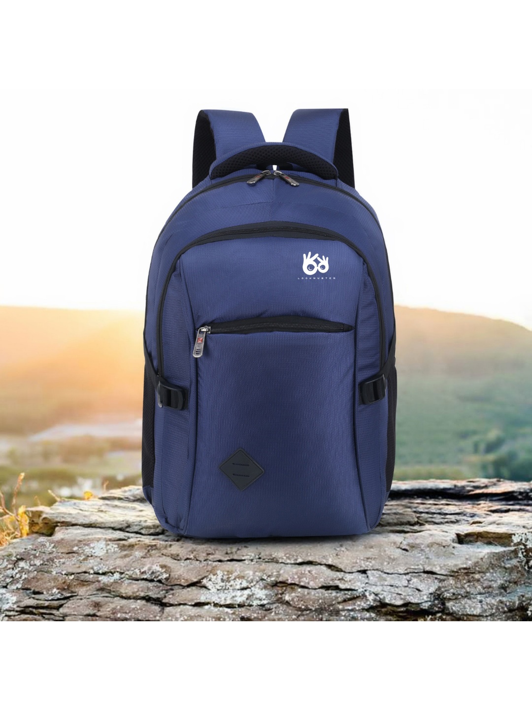 

LOOKMUSTER Adults Unisex Blue Waterproof Laptop Backpack
