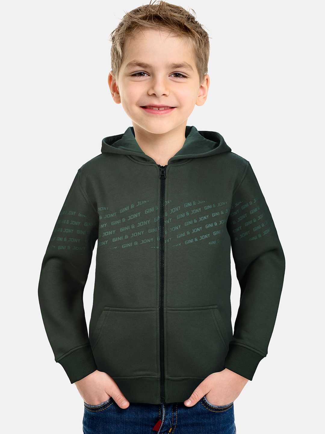 

Gini and Jony Boys Green Tailored Jacket
