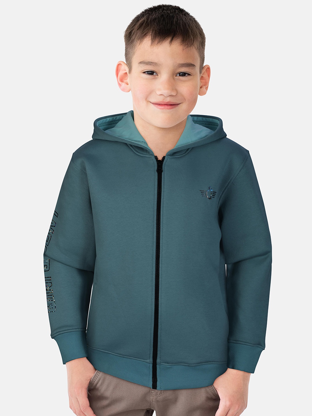 

Gini and Jony Boys Teal Tailored Jacket