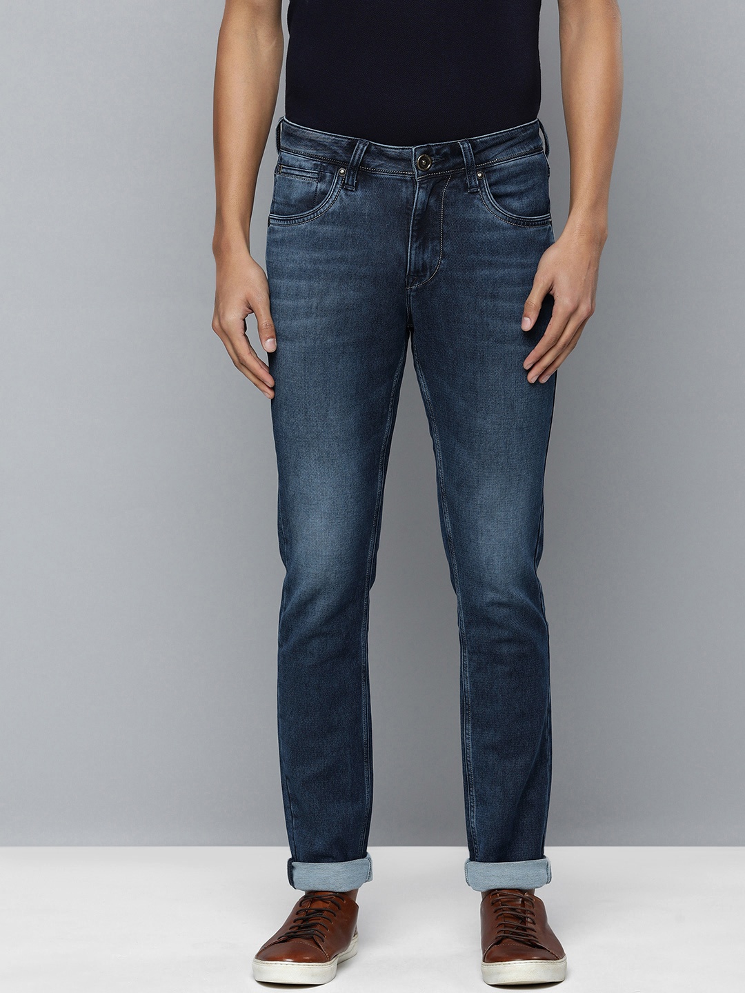

Lawman pg3 Men Blue Skinny Fit Light Fade Stretchable Jeans