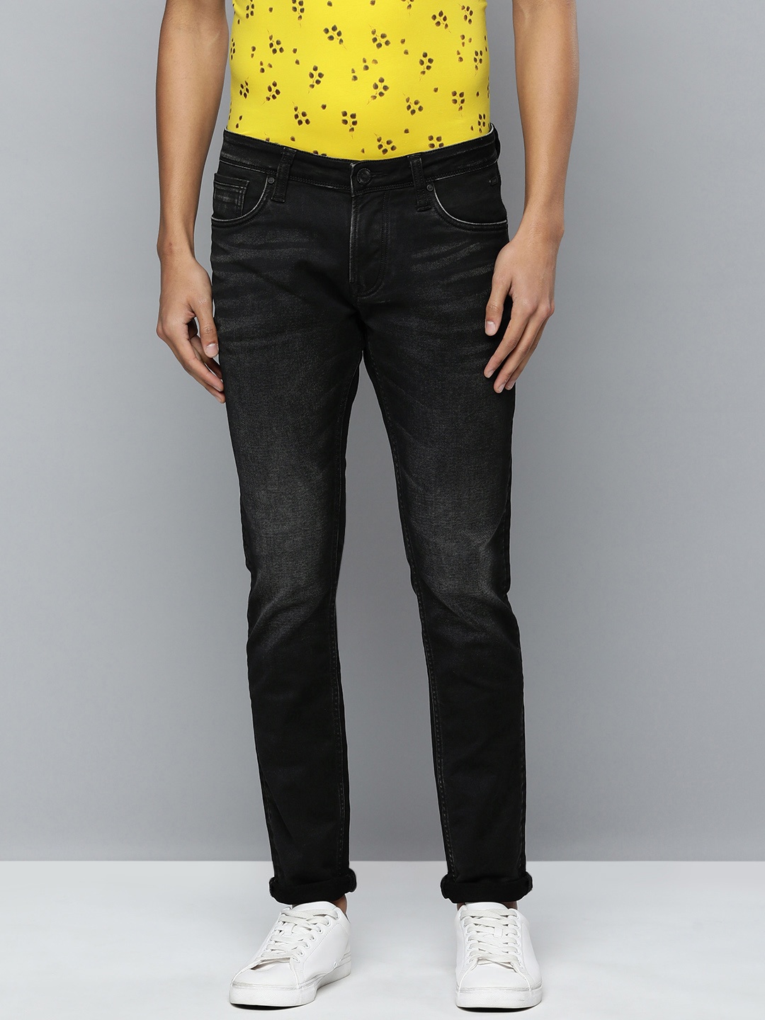 

Lawman pg3 Men Black Skinny Fit Light Fade Stretchable Jeans