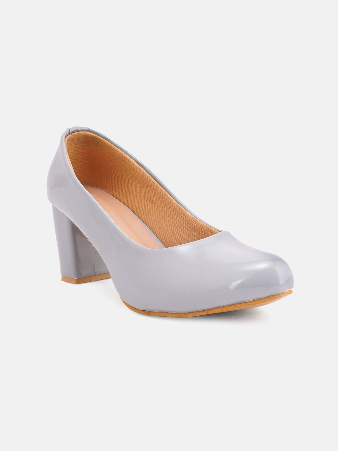 

SCENTRA Grey Party Block Pumps