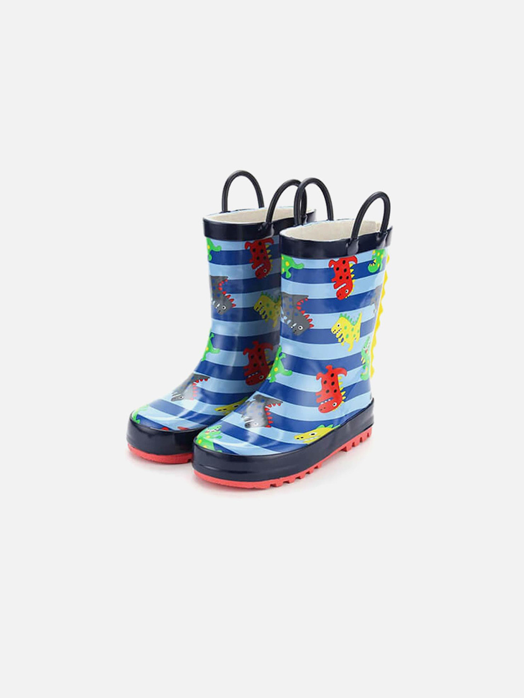 

Little Surprise Box LLP Kids Blue Stripes Printed Gumboots