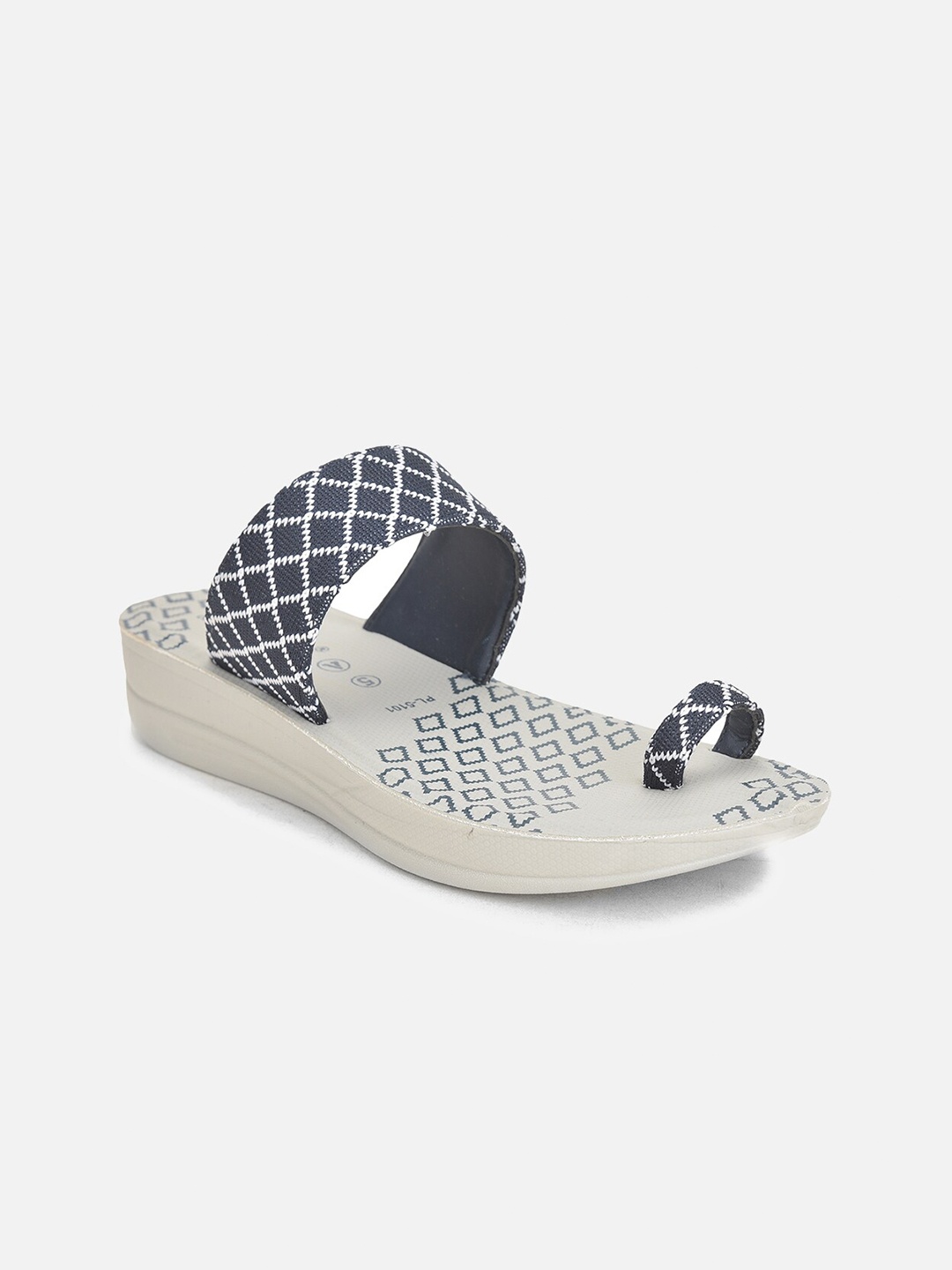 

Aqualite Women Grey & White Comfort Sandals