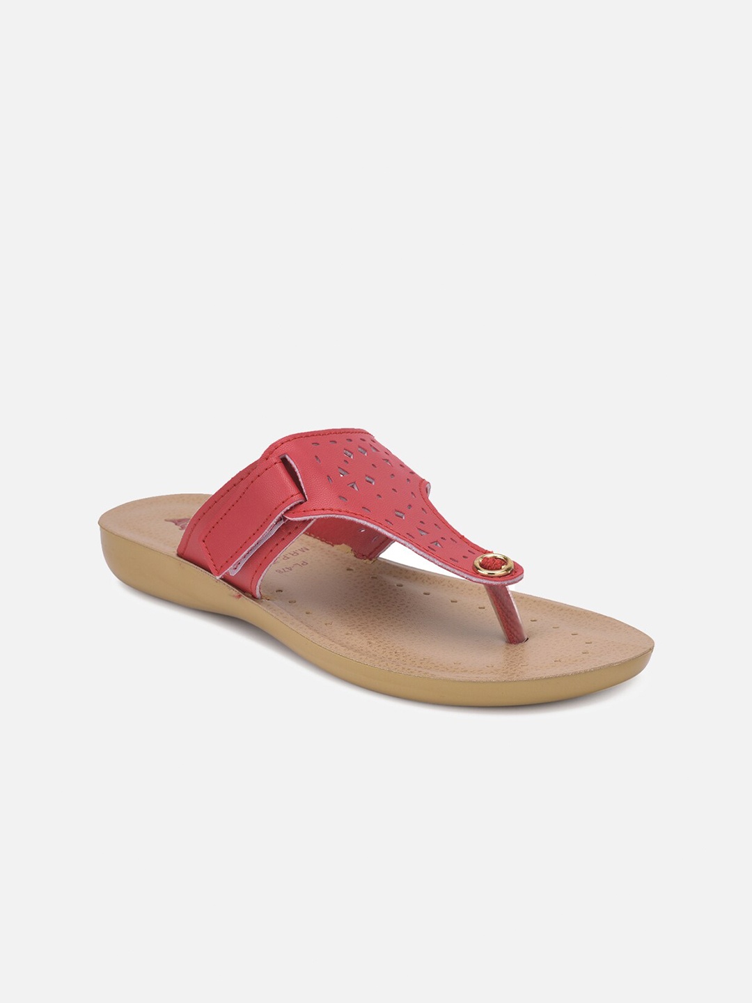 

Aqualite Women Beige & Pink Synthetic Comfort Flats