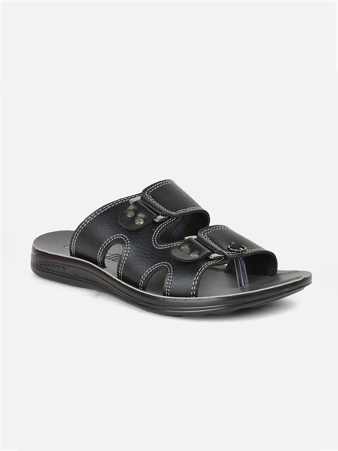 

Aqualite Men Black Comfort Sandals