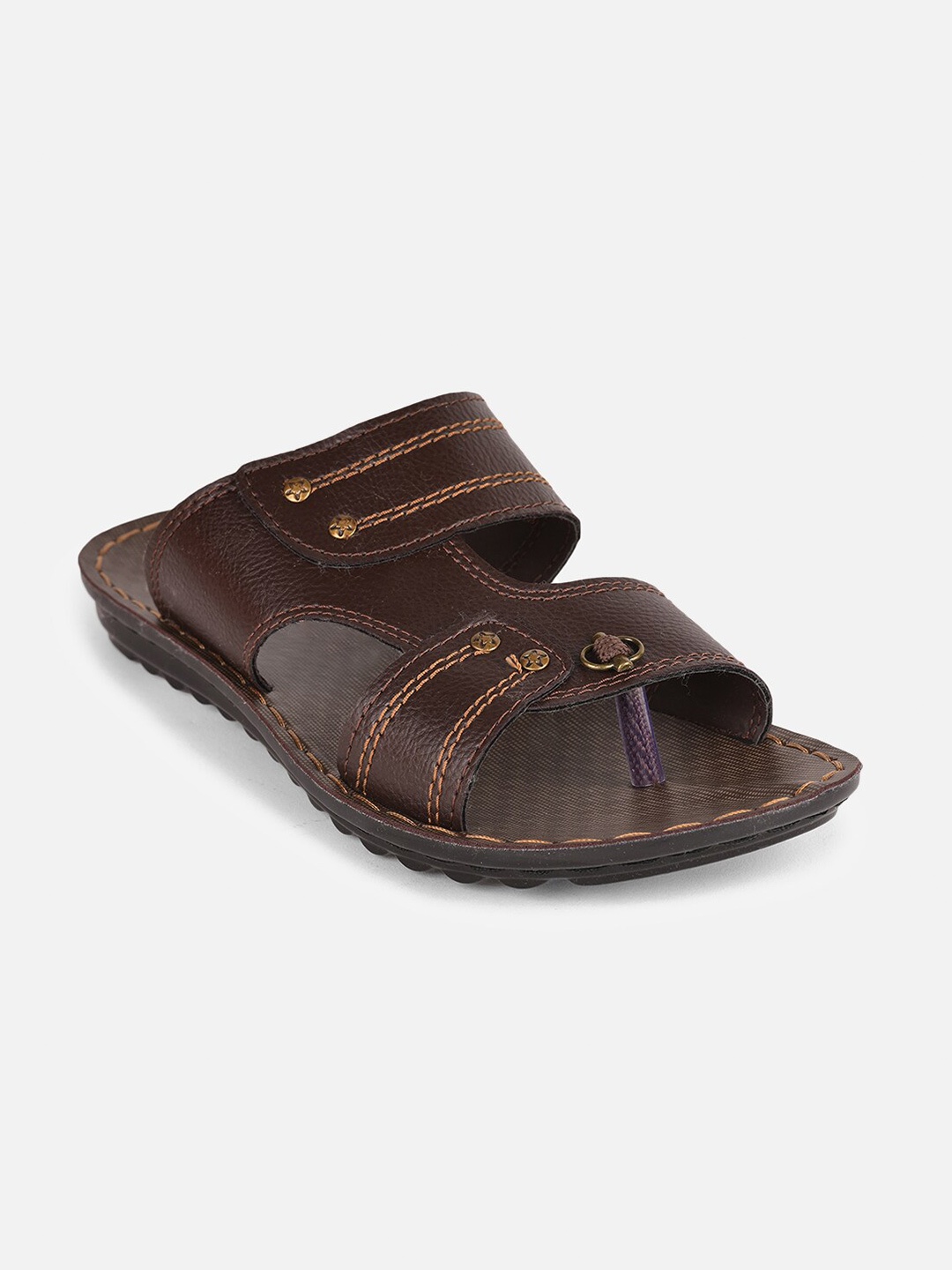 

Aqualite Men Black & Brown Comfort Sandals