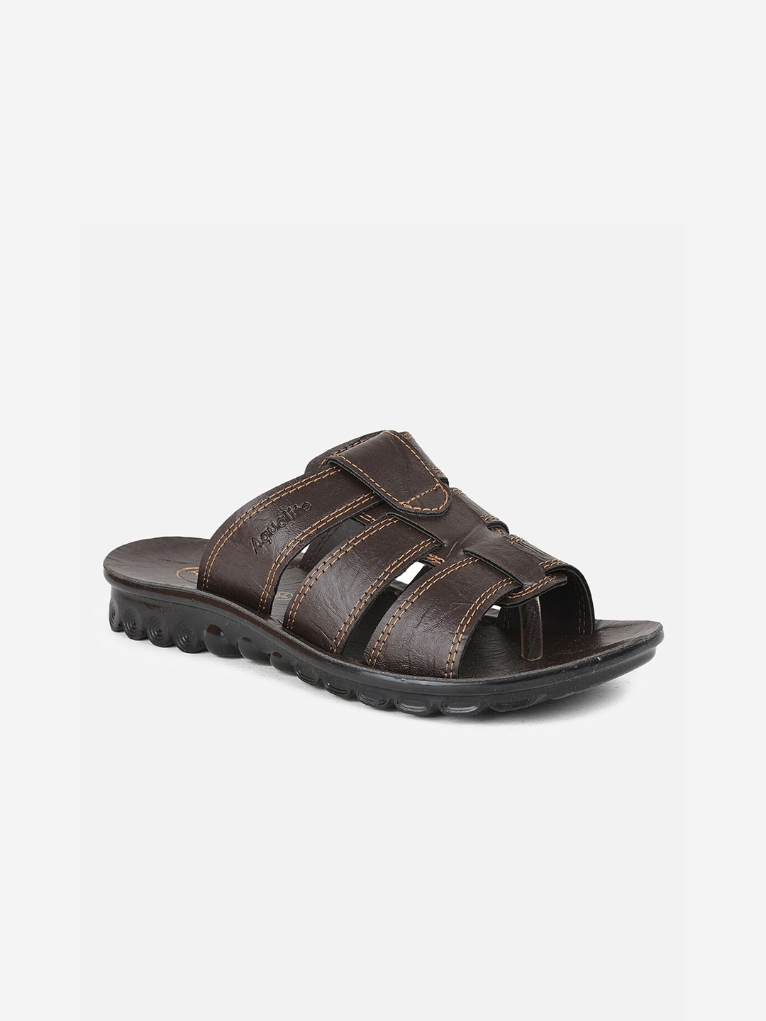

Aqualite Men Black Comfort Sandals