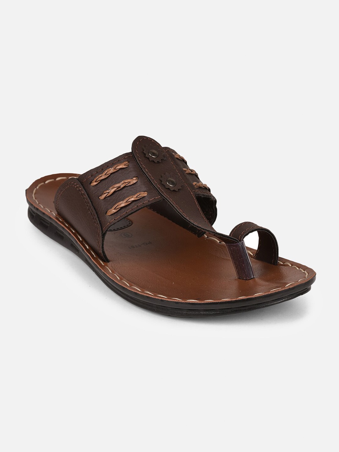 

Aqualite Men Brown Comfort Sandals