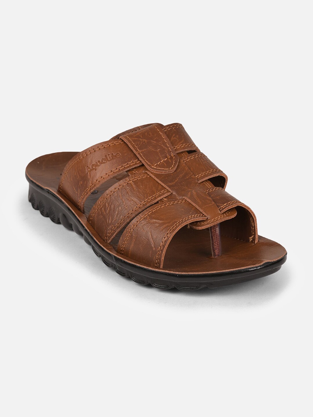 

Aqualite Men Black Comfort Sandals
