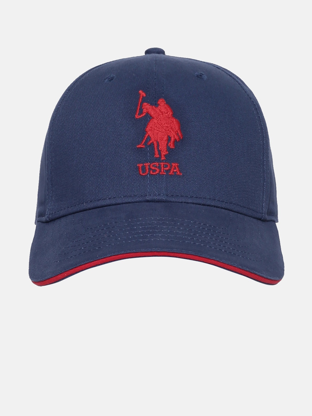

U S Polo Assn. Men Blue & Red Embroidered Baseball Cap