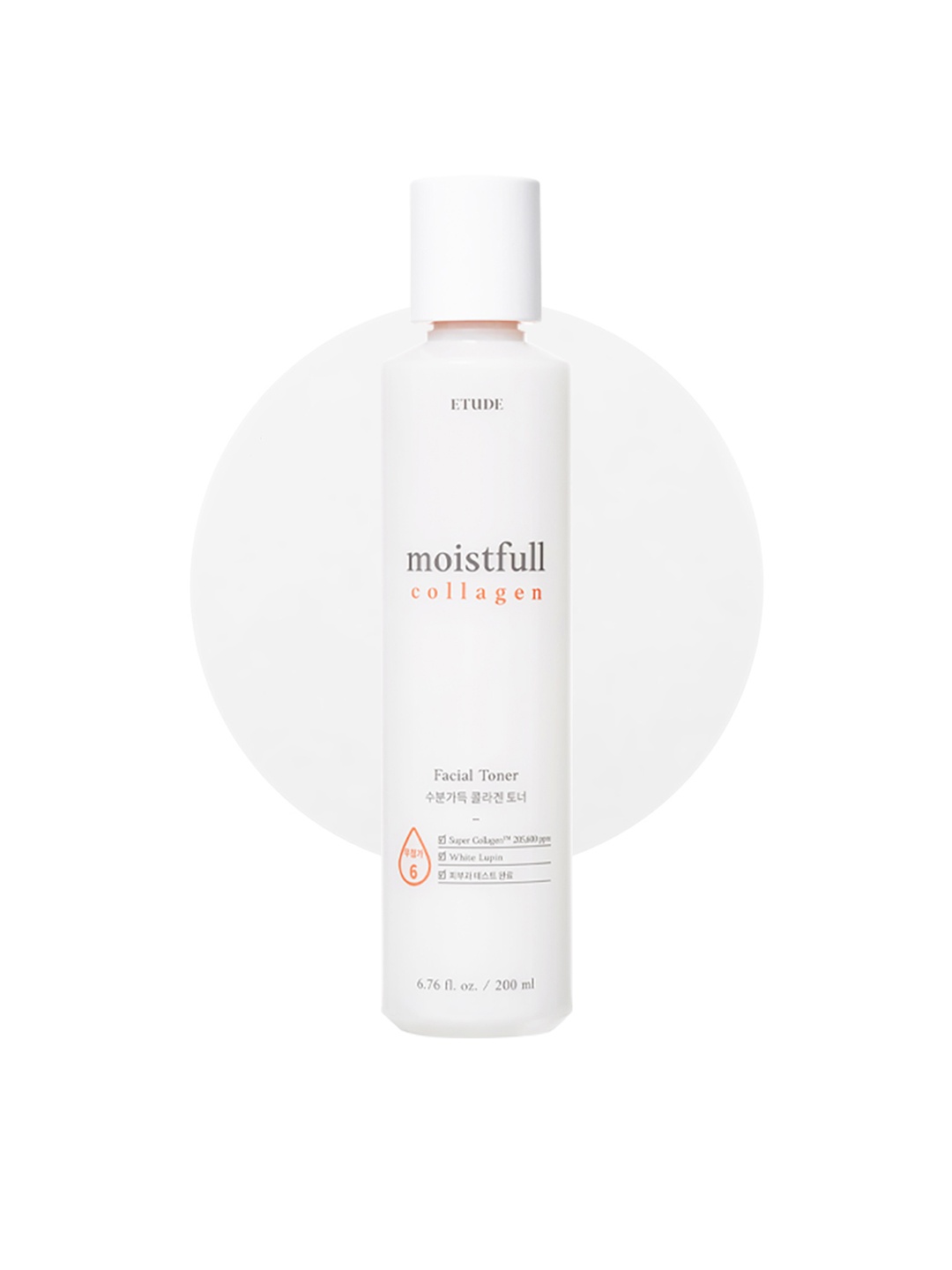 

ETUDE Moistfull Collagen Facial Toner with White Lupin for All Skin Types - 200ml