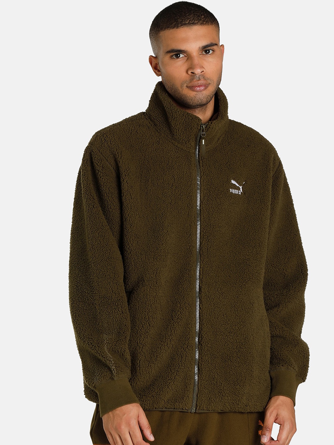 

Puma Men Green Outdoor Relaxed Fit Sporty Jacket