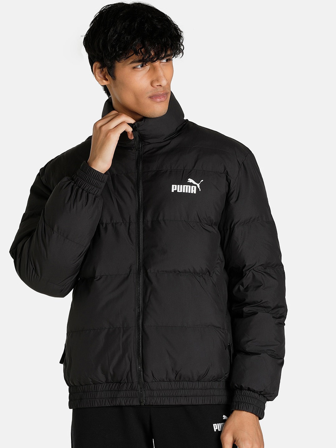 

Puma Men Black Outdoor Regular Fit Essentials+ Puffer Jacket