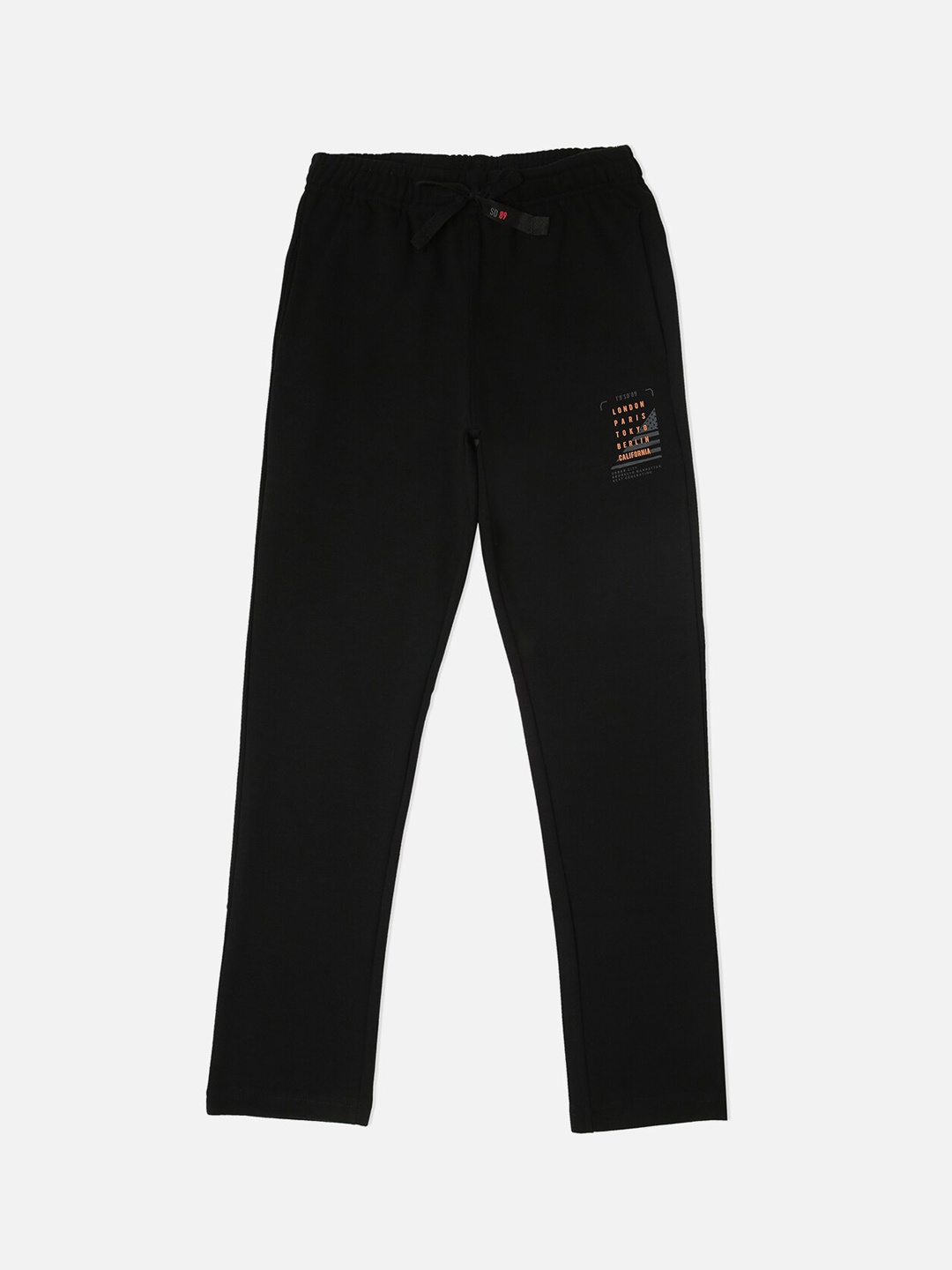 

Sweet Dreams Boys Black Solid Track Pant