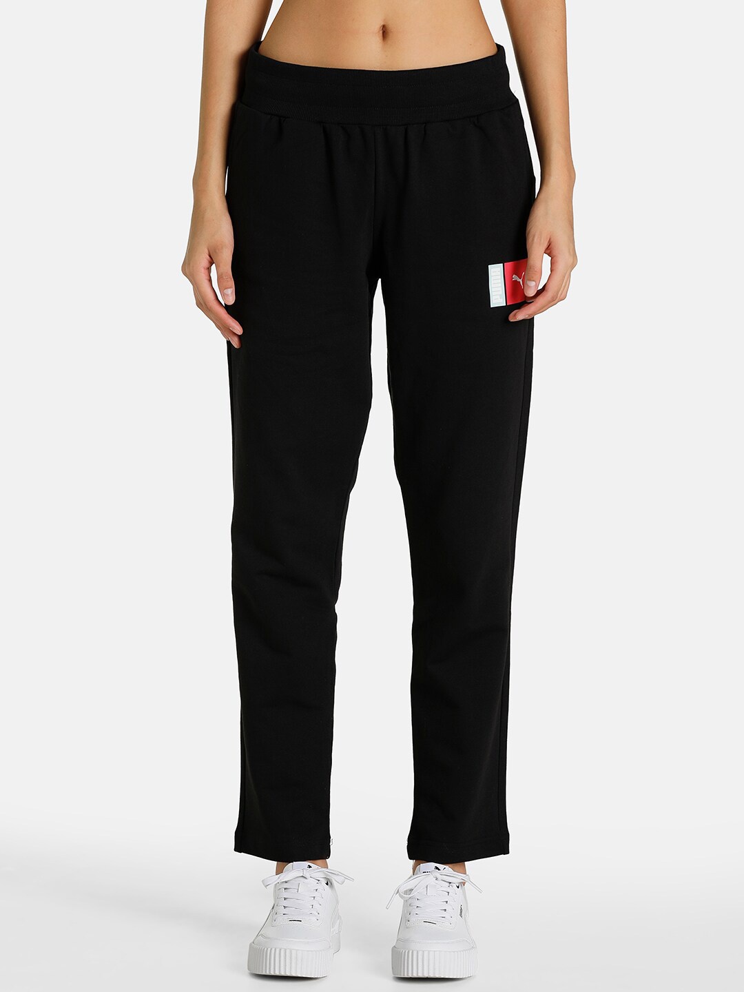 

Puma Women Black Solid WMN Graphics lll Pants