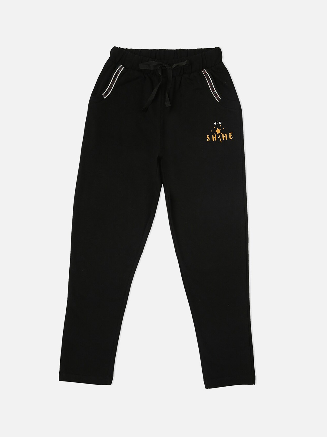 

Sweet Dreams Girls Black Solid Lounge Pant