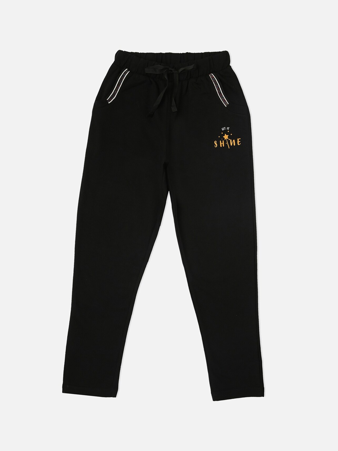 

Sweet Dreams Girls Black Solid Lounge Pant