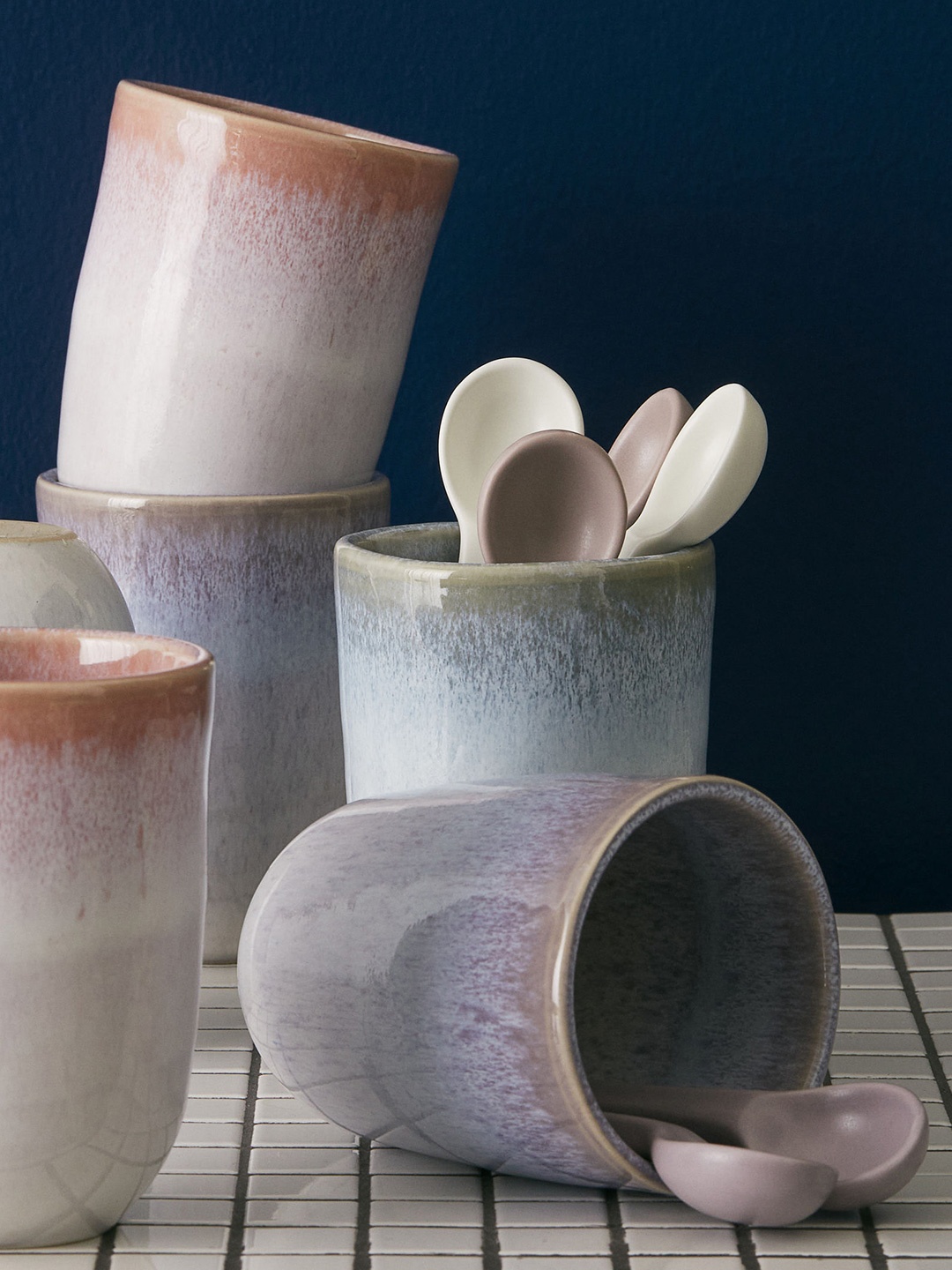 

H&M Purple Stoneware Cup