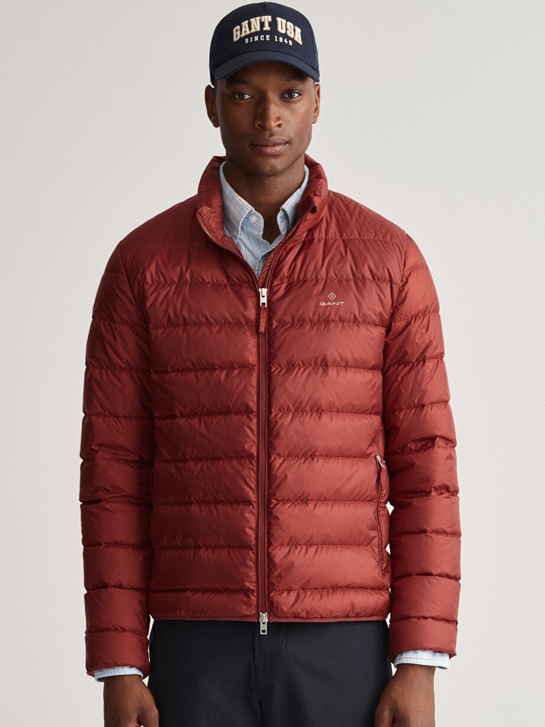 

GANT Men Brown Puffer Jacket