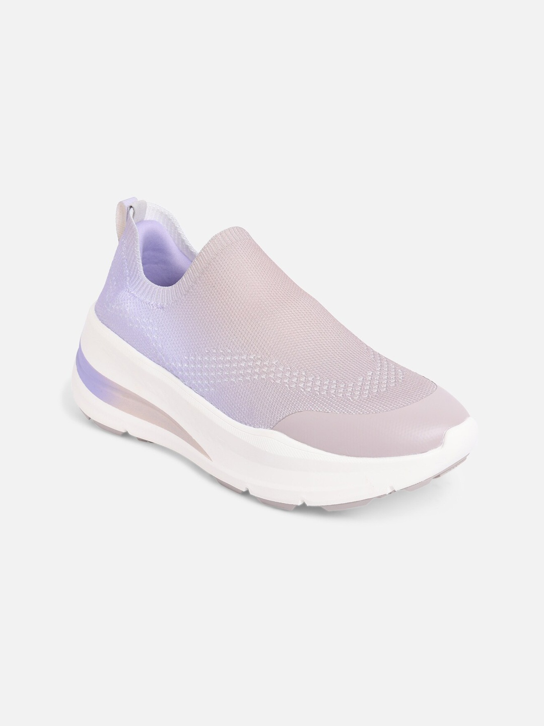 

ALDO Women Purple Woven Design Slip-On Sneakers